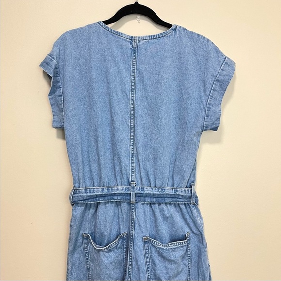 NWT H&M Short Sleeve Denim Jumpsuit - Picture 9 of 16
